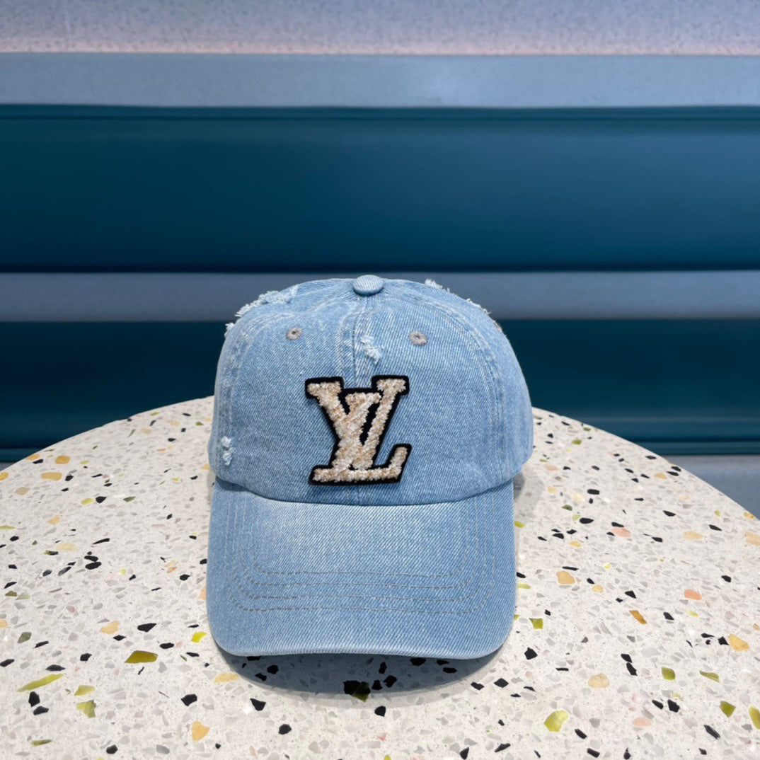 CASQUETTE DE BASEBALL EN DENIM BLEU CLAIR 433086 