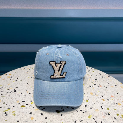 CASQUETTE DE BASEBALL EN DENIM BLEU CLAIR 433086 