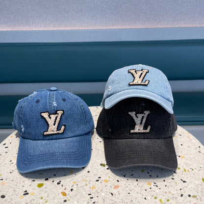 CASQUETTE DE BASEBALL EN DENIM BLEU CLAIR 433086 