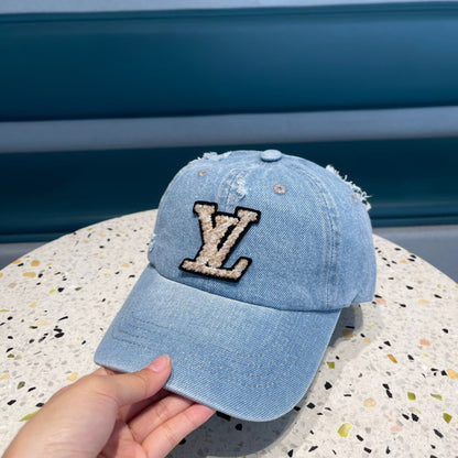 CASQUETTE DE BASEBALL EN DENIM BLEU CLAIR 433086 