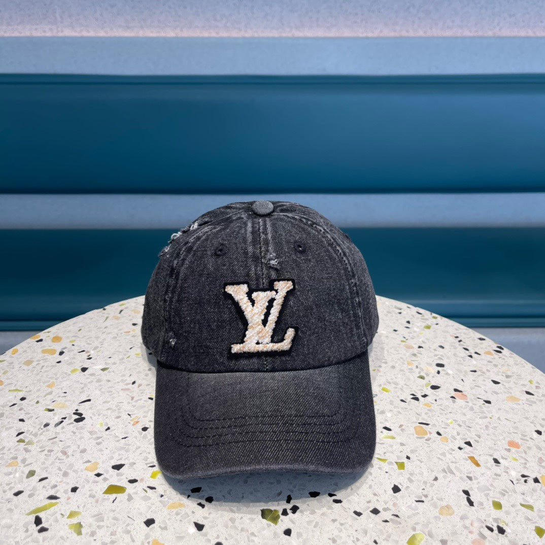 CASQUETTE DE BASEBALL EN DENIM NOIR 433087 