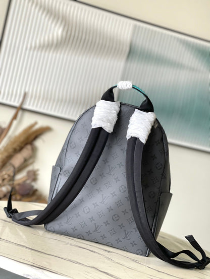 SAC À DOS DISCOVERY PM 38 EN TOILE ÉCLIPSE MONOGRAMME GUN METAL