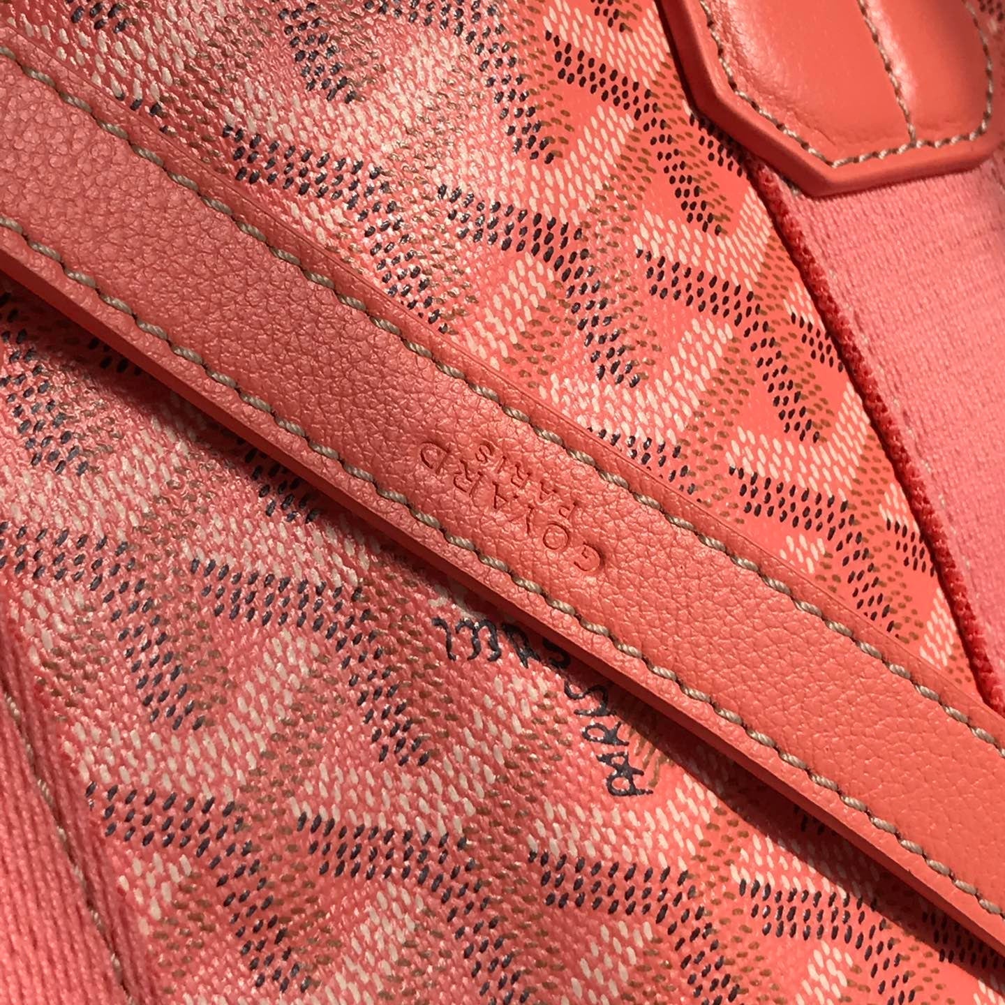 PETIT BELHARRA 24 EN TOILE GOYARDINE ROSE ET AGNEAU