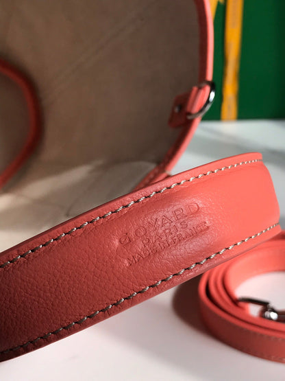PETIT BELHARRA 24 EN TOILE GOYARDINE ROSE ET AGNEAU