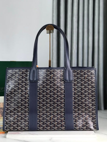 GOYA VILLETTE トート 45 ネイビーブルー ゴヤルダン キャンバス