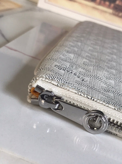 POCHETTE SÉNAT MGM 40 EN TOILE GOYARDINE BLANCHE