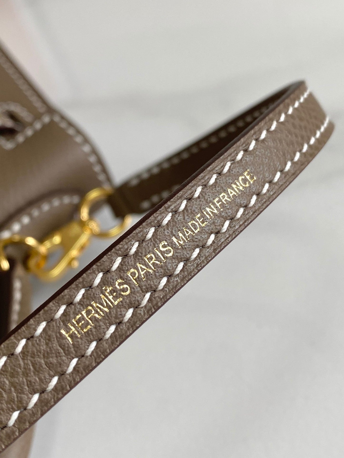 HM ミニケリー 19cm エレファントグレー エプソム ゴールド金具