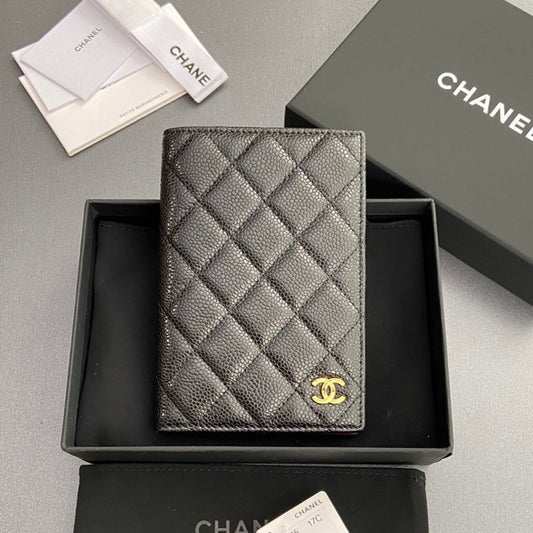 passeport cc 10 cm noir cavair matériel doré