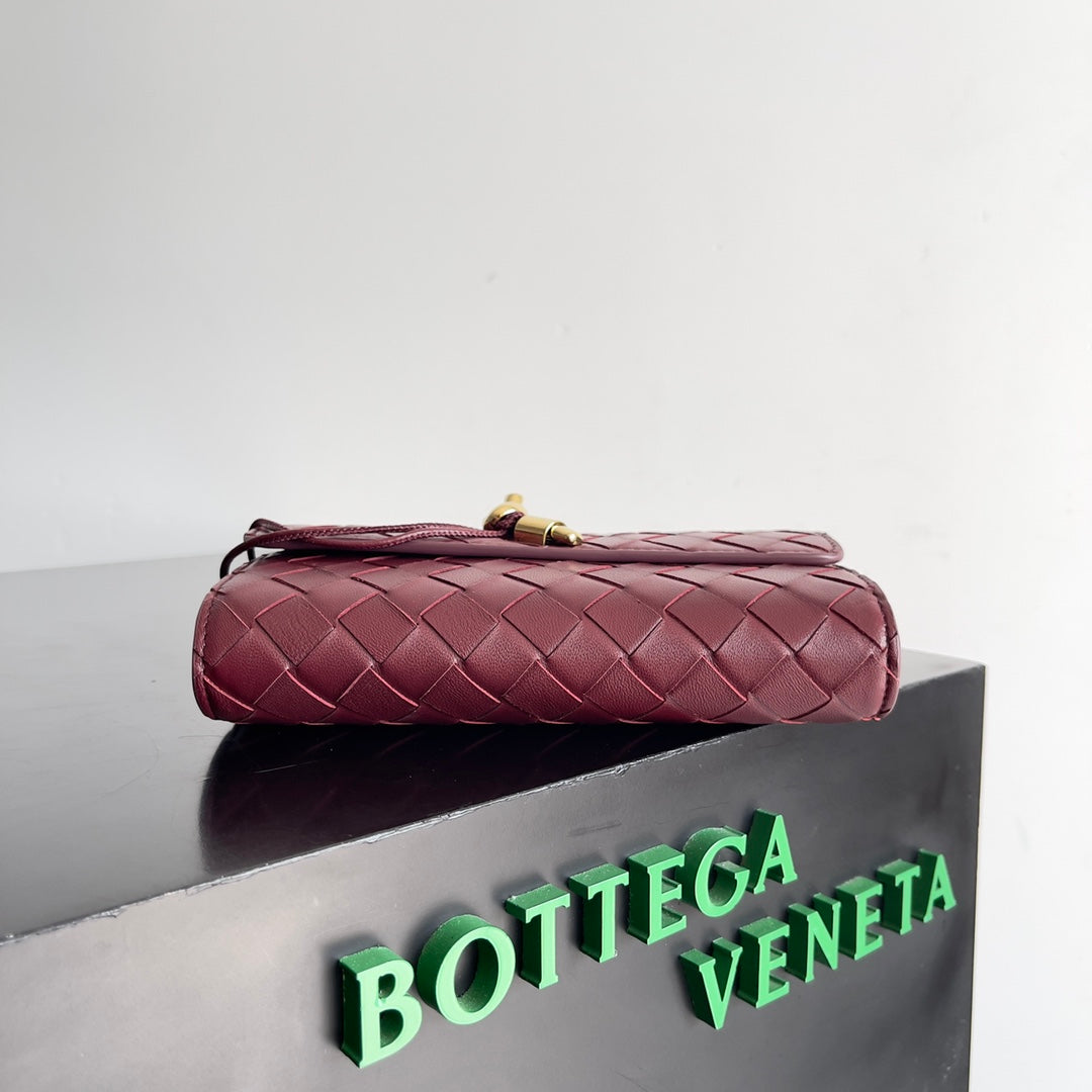 SAC ANDIAMO 19 EN CUIR DE VEAU BAROLO