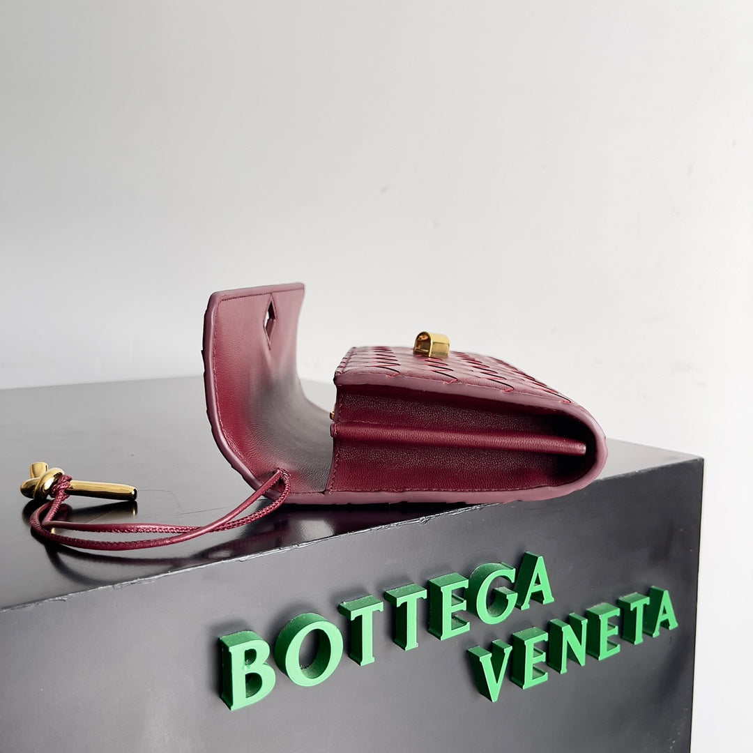 SAC ANDIAMO 19 EN CUIR DE VEAU BAROLO