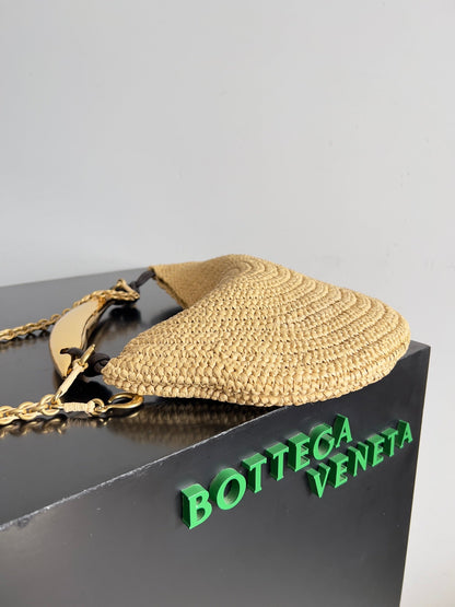 BV Sardine 33 avec chaîne en raphia beige 209338