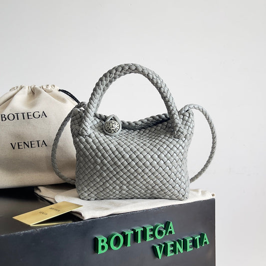 BV Tosca 20 Bag In Grey Calfskin 209082 Best Version