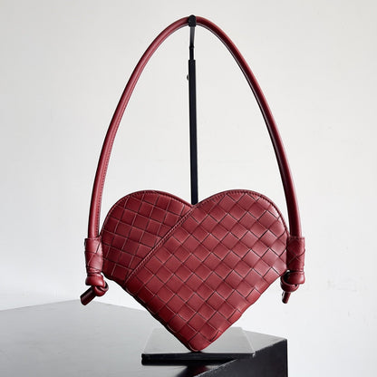 Sac BV Petit Solstice 22cn Cuir de veau rouge 209088