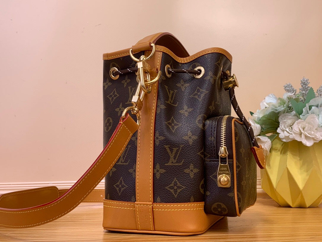 LV ノエ カーゴ ブラウン モノグラム キャンバス 205325