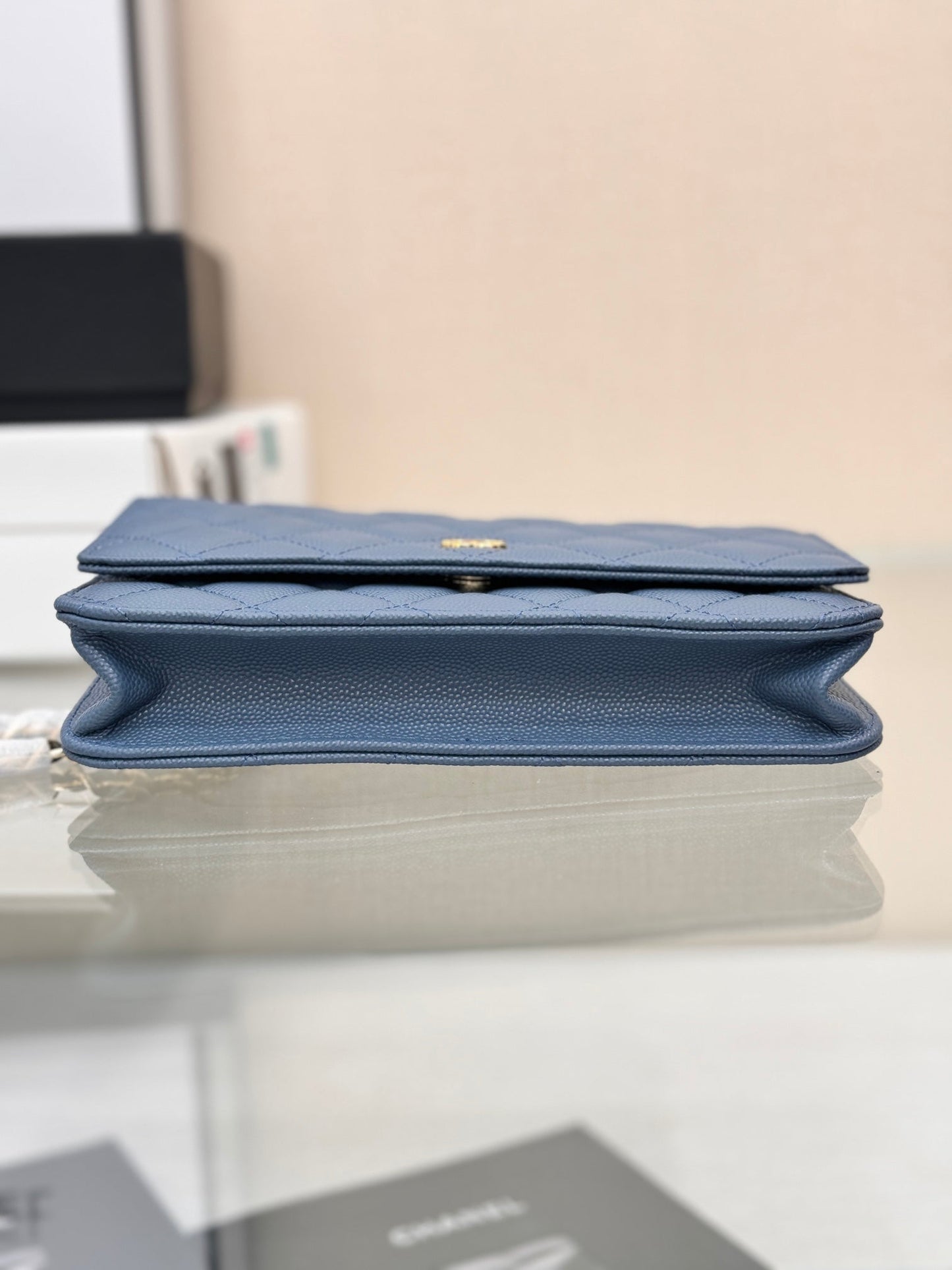 WOC 19CM BLEU JEAN CAVIAR QUINCAILLERIE OR