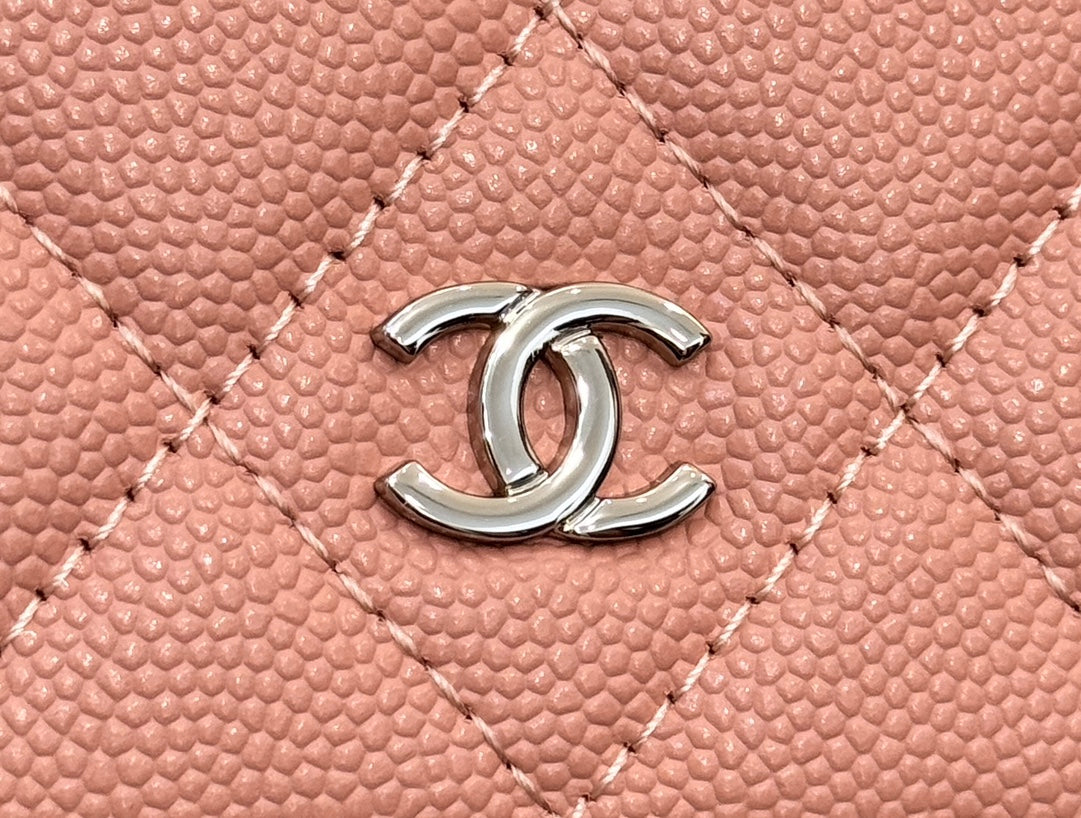 WOC 19CM ROSE CLAIR CAVIAR QUINCAILLERIE ARGENTÉE