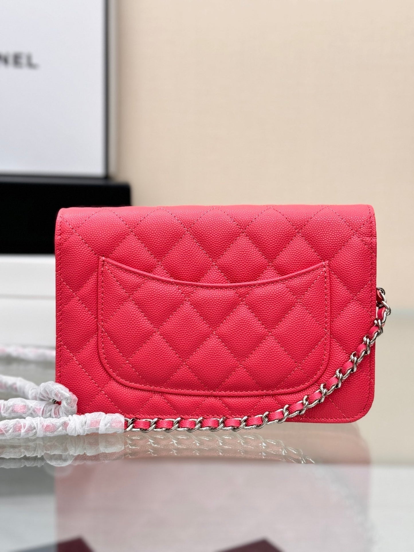 WOC 19CM ROUGE CAVIAR QUINCAILLERIE ARGENTÉE