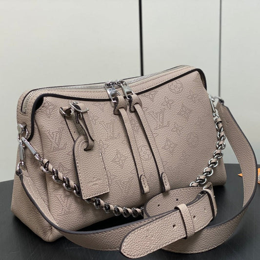 Hand it all pm 29 cm cuir de veau mahina beige foncé