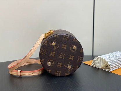 sac lv scott 13 cm en toile monogram marron
