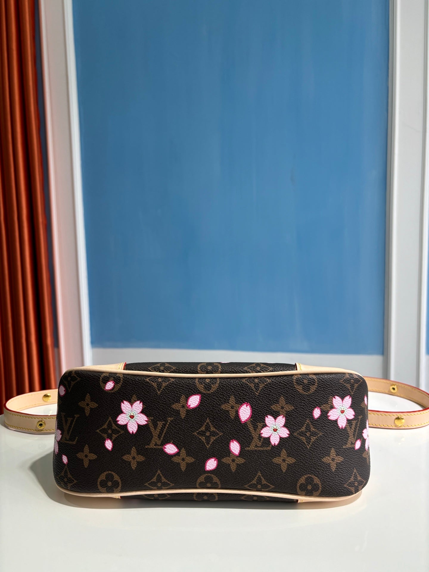 LV x TM ブローニュ PM 29cm サクラブラウン チェリーブロッサム モノグラムキャンバス