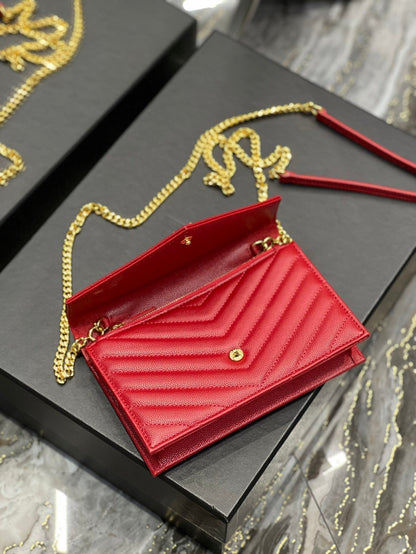 YL WOC 19 ROUGE CHEVERON CAVIAR QUINCAILLERIE OR