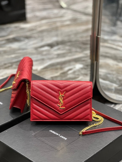 YL WOC 19 ROUGE CHEVERON CAVIAR QUINCAILLERIE OR