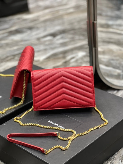 YL WOC 19 ROUGE CHEVERON CAVIAR QUINCAILLERIE OR