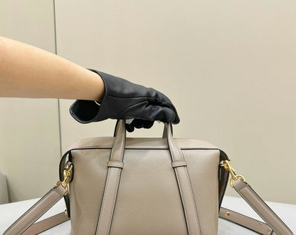 SAC FENDI 27 EN CUIR DE VEAU MARRON BRUN AVEC QUINCAILLERIE DORÉ