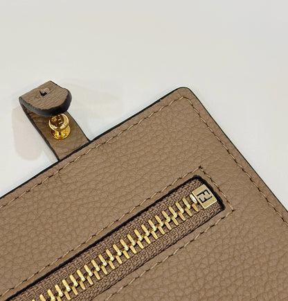 Sac cabas Fendi Roll 33 en toile blanche mélangée marron cacahuète