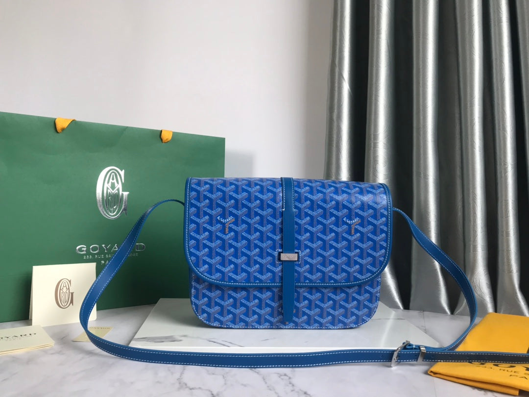 ベルヴェデーレ MMバッグ 28cm スカイブルー キャンバス