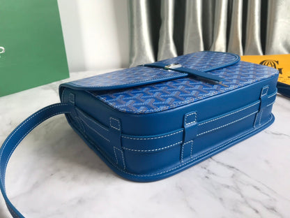 ベルヴェデーレ MMバッグ 28cm スカイブルー キャンバス
