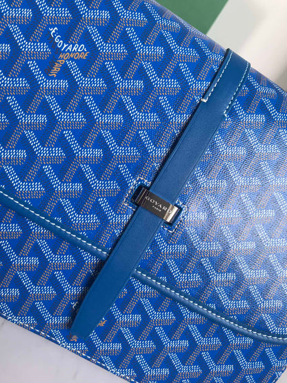 ベルヴェデーレ MMバッグ 28cm スカイブルー キャンバス