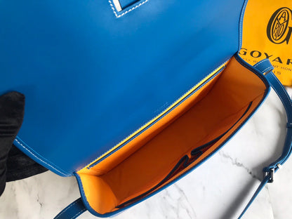 ベルヴェデーレ MMバッグ 28cm スカイブルー キャンバス