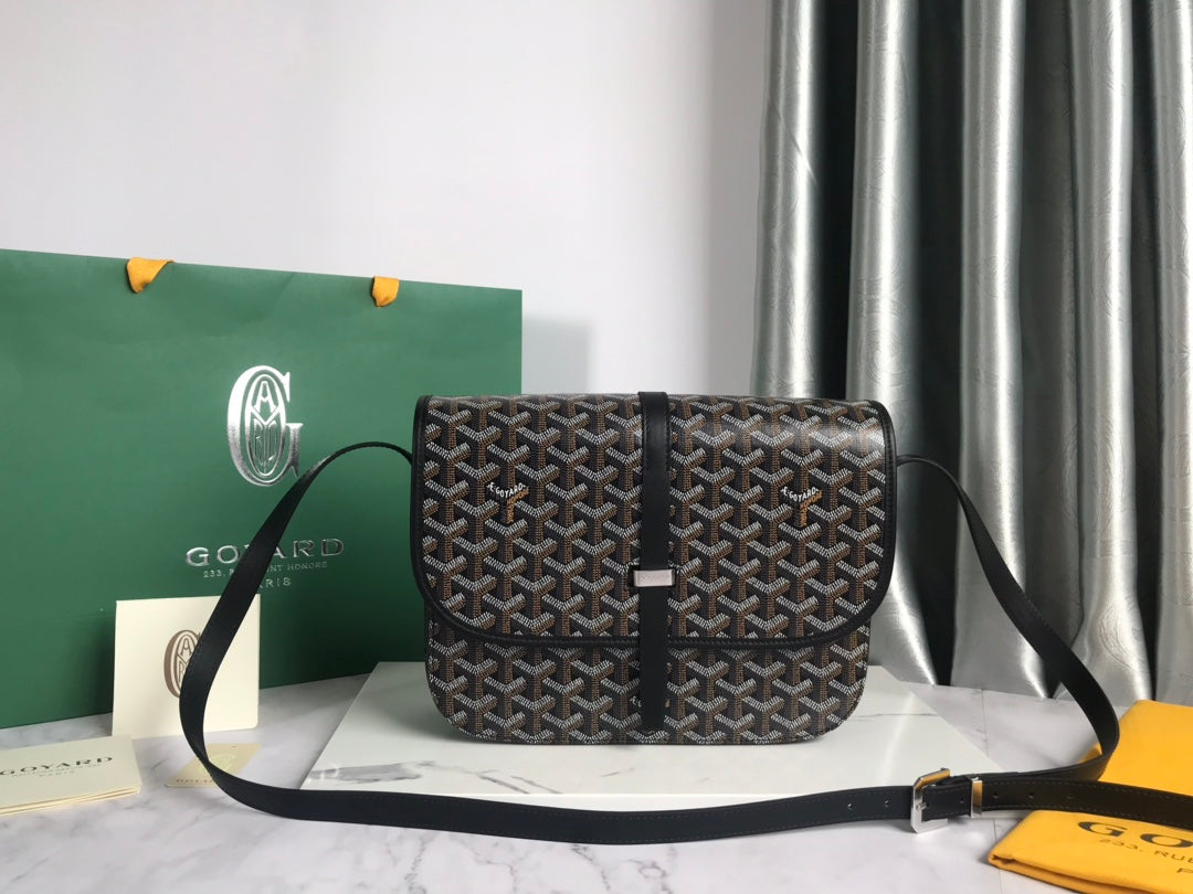 ベルヴェデーレ MMバッグ 28cm ブラックキャンバス