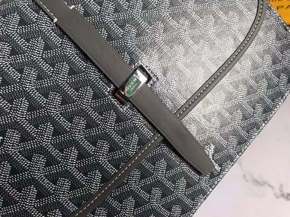 SAC BELVEDERE MM 28CM TOILE GRISE