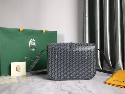 SAC BELVEDERE MM 28CM TOILE GRISE