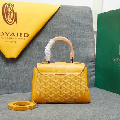SAIGON SOUPLE MINI SAC TOILE JAUNE