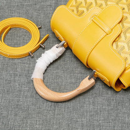 SAIGON SOUPLE MINI SAC TOILE JAUNE