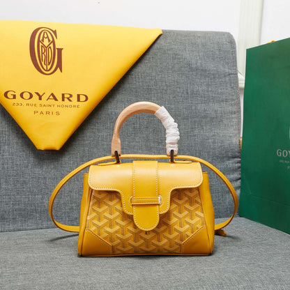 SAIGON SOUPLE MINI SAC TOILE JAUNE