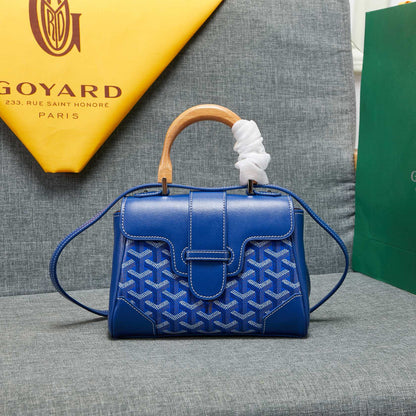 SAIGON SOUPLE MINI SAC EN TOILE BLEUE