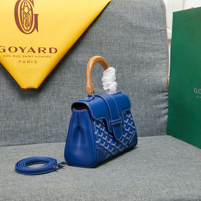 SAIGON SOUPLE MINI SAC EN TOILE BLEUE
