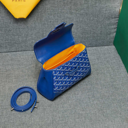SAIGON SOUPLE MINI SAC EN TOILE BLEUE