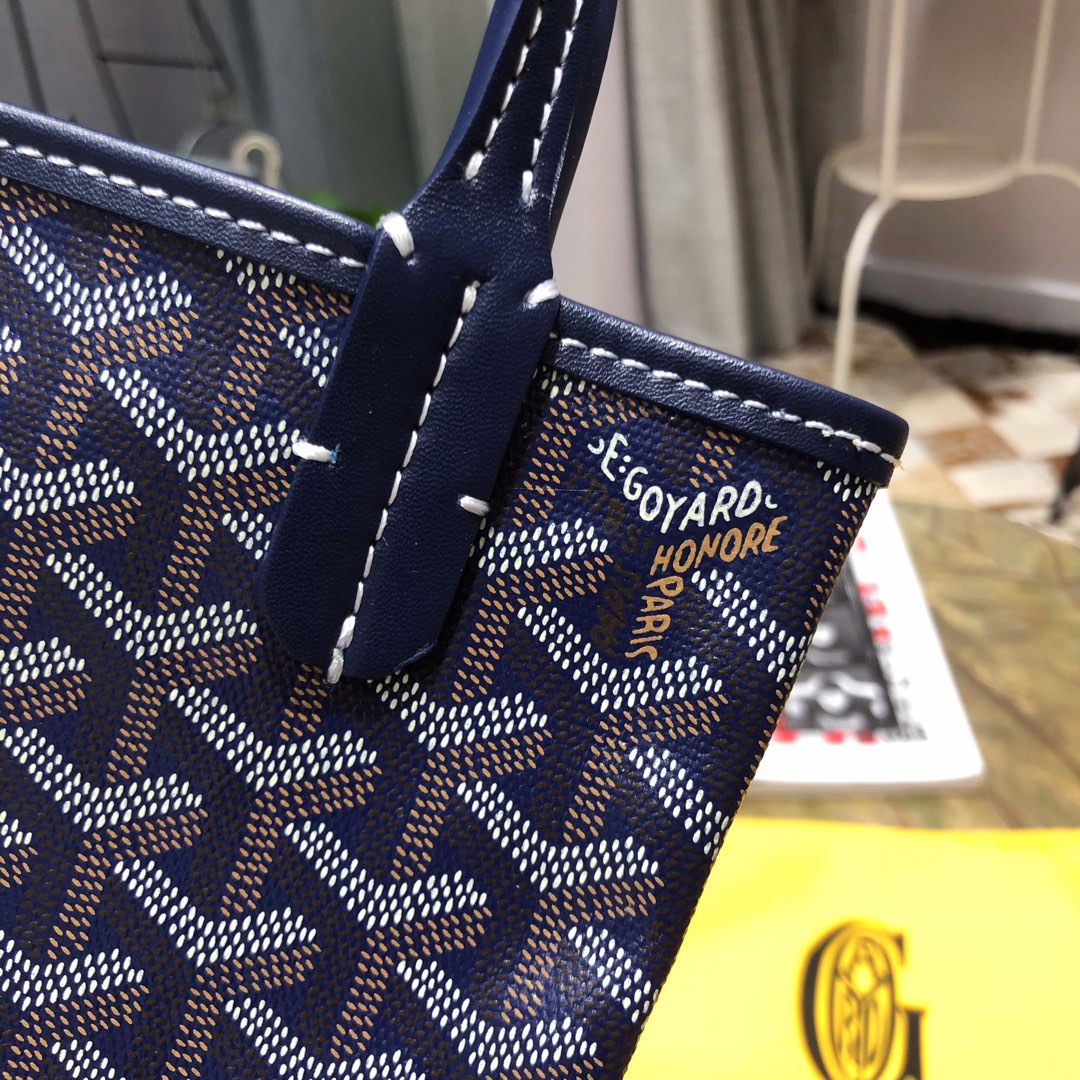 ゴヤ ポワティエ 22x18x24cm ネイビーブルー キャンバス