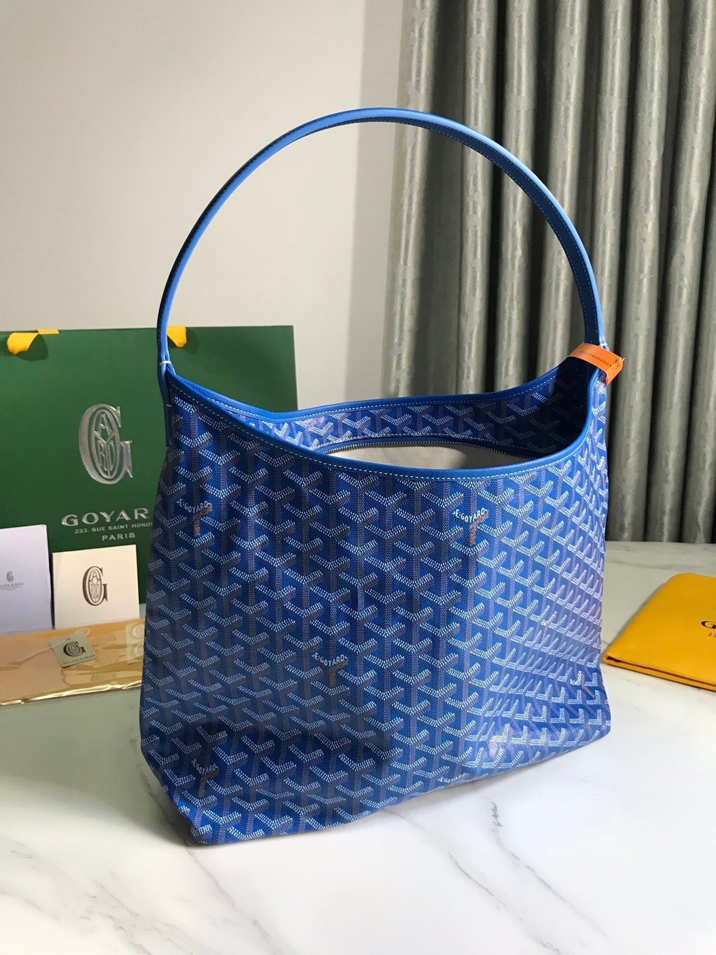 ホーボー ボエム 42cm ブルー キャンバス