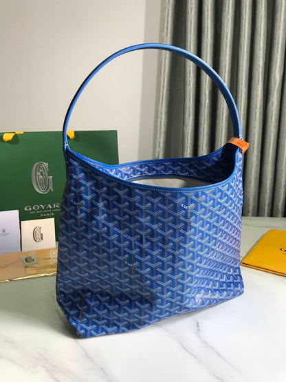 ホーボー ボエム 42cm ブルー キャンバス