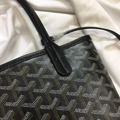 MINI SAC HOBO BOHEME 38CM TOILE NOIRE