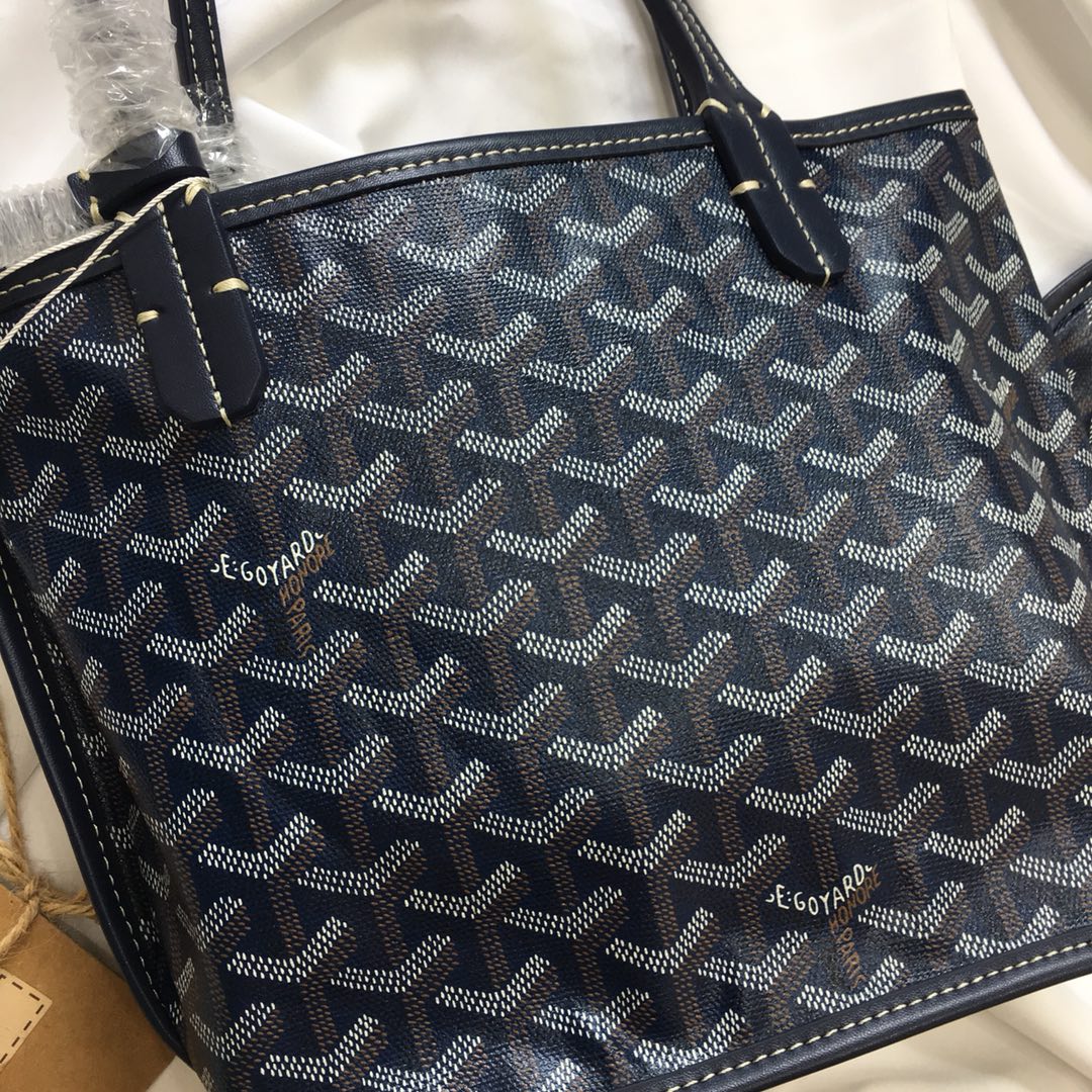 ミニホーボーボエム 38cm ネイビーブルー キャンバス