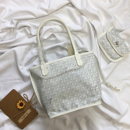 MINI SAC HOBO BOHEME 38CM TOILE BLANCHE