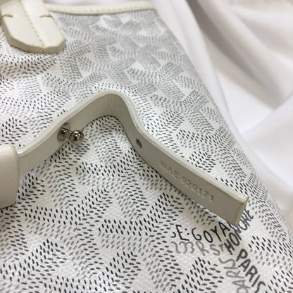 MINI SAC HOBO BOHEME 38CM TOILE BLANCHE
