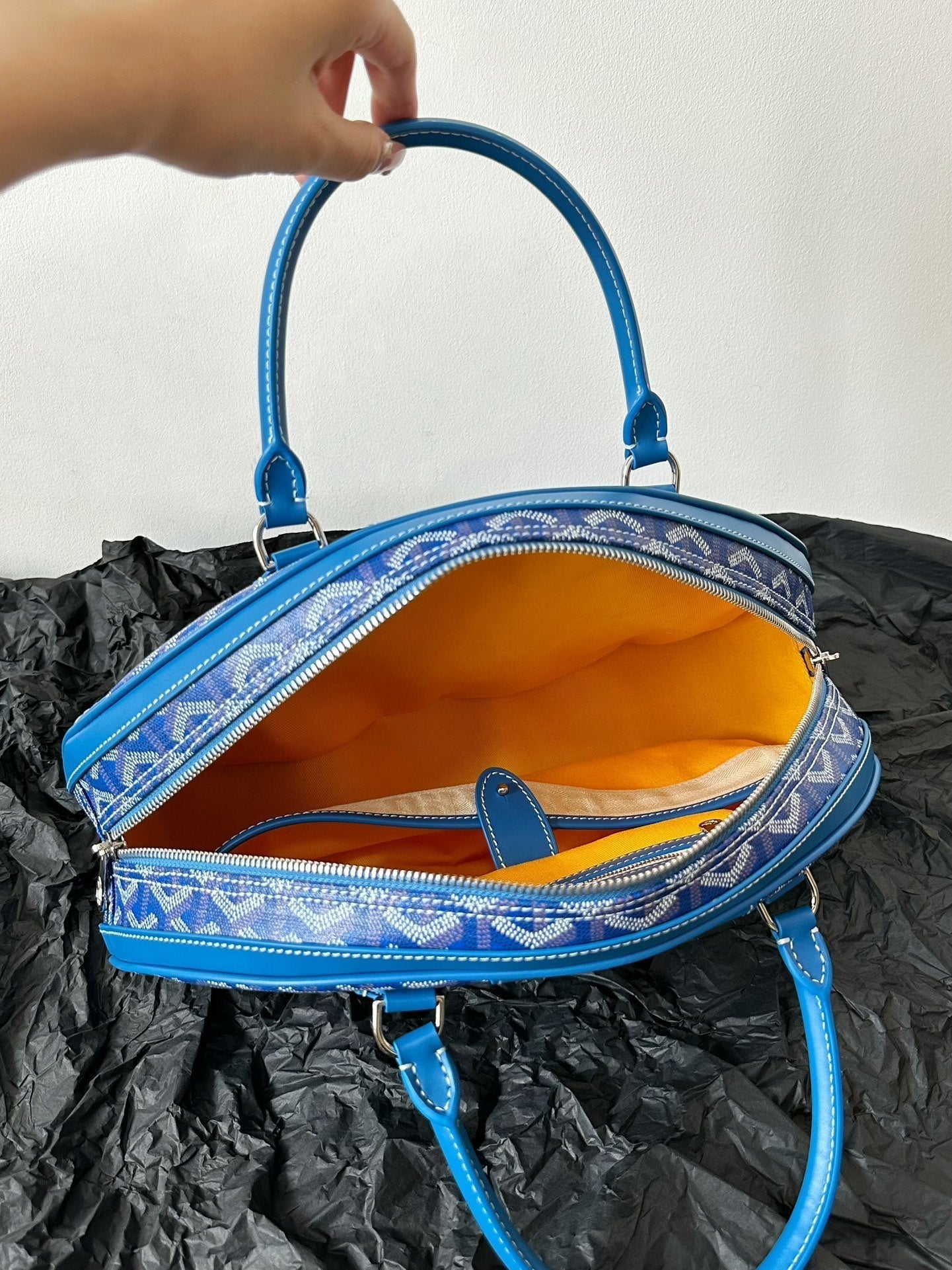 BOULE DE BOWLING GOYA MOYENNE TOILE BLEUE